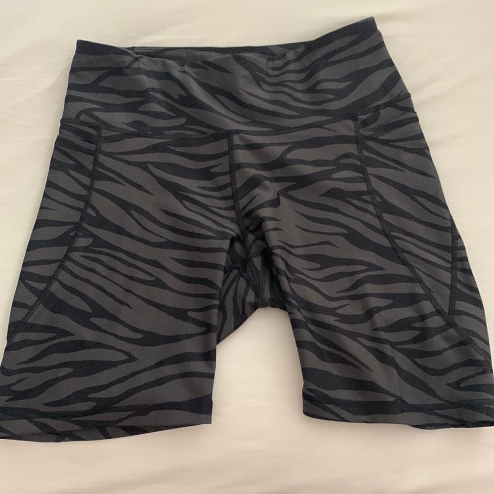 Powersoft Zebra Print Biker Short